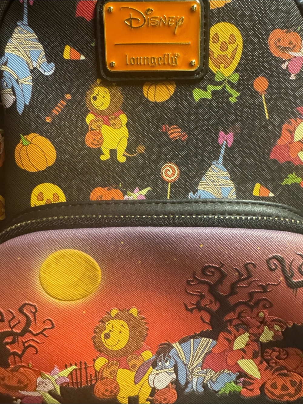 Disney x Loungefly Halloween Winnie the Pooh Mini Backpack & Wallet Set